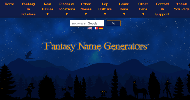 Fantasy world name generator. Fantasy world name generator